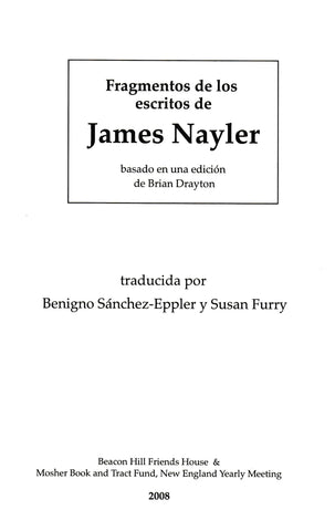Fragmentos de los Escritos de James Nayler