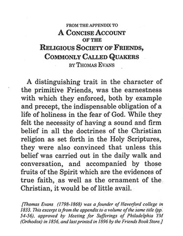 Tract: A Concise Account of the Religious Society of Friends