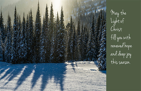 Christmas Card: May the Light of Christ...
